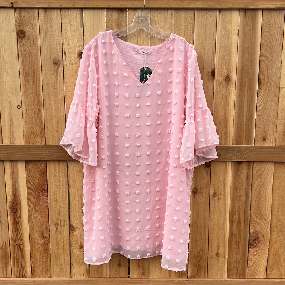 Blooming Jelly Swiss Dot Dress, XXL